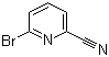 structure of CAS# 122918-25-6, 6-Bromo-2-pyridinecarbonitrile