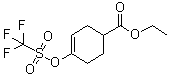 CAS # 122948-57-6, 4-((Trifluoromethanesulfonyl)oxy)-3-cyclohexene-1-carboxylic acid ethyl ester, 4-[(Trifluoromethylsulfonyl)oxy]cyclohex-3-ene-1-carboxylic acid ethyl ester, Ethyl 4-(((trifluoromethyl)sulfonyl)oxy)cyclohex-3-enecarboxylate