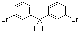 structure of CAS# 1229603-71-7, 2,7-二溴-9,9-二氟芴