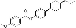 CAS 登录号：1229648-09-2, 4-甲氧基苯甲酸 4-(反式-4-丙基环己基)苯基酯