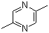 structure of CAS# 123-32-0, 2,5-Dimethyl pyrazine