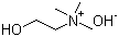 Choline hydroxide molecular structure (CAS 123-41-1)
