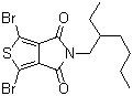 CAS # 1231160-83-0, 1,3-Dibromo-5-(2-ethylhexyl)-4H-thieno[3,4-c]pyrrole-4,6(5H)-dione