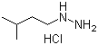 structure of CAS# 1231245-19-4, (3-甲基丁基)肼盐酸盐
