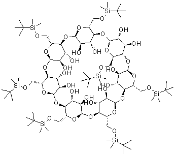 CAS # 123155-03-3, Heptakis(6-O-tert-butyldimethylsilyl)-beta-cyclodextrin