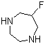 structure of CAS# 123187-94-0, 6-氟-1,4-二氮杂环庚烷