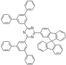 CAS 登录号：1233200-52-6, 2-(9,9'-螺双[9H-芴]-2-基)-4,6-双([1,1':3',1''-三联苯]-5'-基)-1,3,5-三嗪