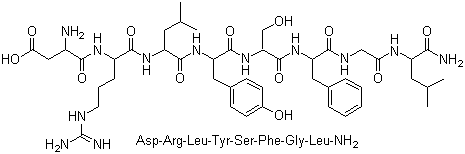 structure of CAS# 123338-13-6, 咽侧体抑制肽 IV