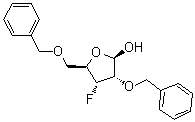 CAS # 123369-31-3, 3-Deoxy-3-fluoro-2,5-bis-O-(phenylmethyl)-beta-D-ribofuranose