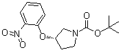 structure of CAS# 1233860-24-6, (3S)-3-(2-硝基苯氧基)-1-吡咯烷羧酸叔丁酯