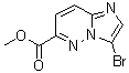 structure of CAS# 1234616-07-9, 3-溴咪唑并[1,2-b]哒嗪-6-羧酸甲酯
