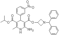 structure of CAS# 123524-52-7, Azelnidipine