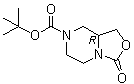 structure of CAS# 1235469-36-9, (8aR)-四氢-3-氧代-3H-恶唑并[3,4-a]吡嗪-7(1H)-羧酸叔丁酯
