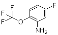 structure of CAS# 123572-63-4, 5-氟-2-(三氟甲氧基)苯胺