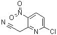 structure of CAS# 123846-69-5, 6-氯-3-硝基-2-吡啶乙腈
