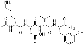 CAS 登录号：1239011-60-9, N2-乙酰基-D-赖氨酰-L-alpha-天冬氨酰-L-缬氨酰-3-羟基苯丙氨酰胺