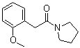 CAS # 123902-10-3, 1-[(2-Methoxyphenyl)acetyl]pyrrolidine