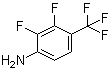 structure of CAS# 123950-46-9, 2,3-Difluoro-4-(trifluoromethyl)aniline