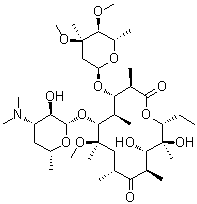 CAS # 123967-58-8, 4'-O-Methylclarithromycin, 4'',6-Di-O-methylerythromycin