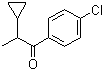 structure of CAS# 123989-29-7, 1-(4-氯苯基)-2-环丙基-1-丙酮