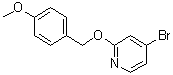 structure of CAS# 1240620-32-9, 4-Bromo-2-[(4-methoxyphenyl)methoxy]pyridine
