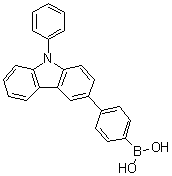 CAS # 1240963-55-6, [4-(9-Phenyl-9H-carbazol-3-yl)phenyl]boronic acid