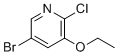 structure of CAS# 1241752-29-3, 5-Bromo-2-chloro-3-ethoxypyridine