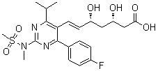 structure of CAS# 1242184-42-4, (3S,5R)-Rosuvastatin