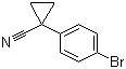 structure of CAS# 124276-67-1, 1-(4-Bromophenyl)cyclopropanecarbonitrile