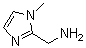 CAS # 124312-73-8, 1-Methyl-2-imidazolemethanamine, C-(1-Methyl-1H-imidazol-2-yl)methylamine, [(1-Methyl-1H-imidazol-2-yl)methyl]amine