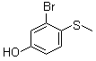 CAS # 1243458-10-7, 3-Bromo-4-(methylthio)phenol