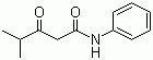 structure of CAS# 124401-38-3, 4-甲基-3-酮基-N-苯基戊酰胺