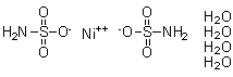 structure of CAS# 124594-15-6, 氨基磺酸镍四水合物