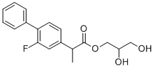 氟比洛芬甘油酯分子结构 (CAS 124635-84-3)