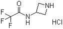 structure of CAS# 124668-48-0, 3-三氟乙酰氨基氮杂环丁烷盐酸盐