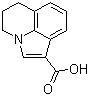 structure of CAS# 124730-56-9, 5,6-Dihydro-4H-pyrrolo[3,2,1-ij]quinoline-1-carboxylic acid