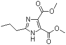 structure of CAS# 124750-59-0, 2-丙基-4,5-咪唑二羧酸二甲酯