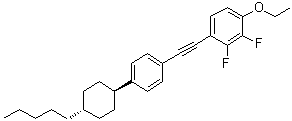CAS 登录号：124770-59-8, 1-乙氧基-2,3-二氟-4-[[4-(反式-4-戊基环己基)苯基]乙炔基]苯
