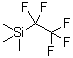 CAS # 124898-13-1, Trimethyl(perfluoroethyl)silane, (Pentafluoroethyl)trimethylsilane, Perfluoroethyl trimethylsilane, Trimethyl(pentafluoroethyl)silane