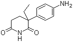 CAS 登录号：125-84-8, 氨鲁米特, 3-乙基-3-(4-氨基苯基)-2,6-哌啶二酮