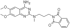 CAS # 1250263-66-1, 2-[3-[(4-Amino-6,7-dimethoxy-2-quinazolinyl)methylamino]propyl]-1H-isoindole-1,3(2H)-dione