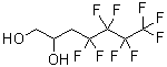 structure of CAS# 125070-38-4, 4,4,5,5,6,6,7,7,7-Nonafluoro-1,2-heptanediol