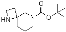 structure of CAS# 1251002-00-2, 1,6-二氮杂螺[3.5]壬烷-6-羧酸叔丁酯