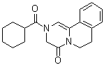 structure of CAS# 125273-86-1, 2-(环己基羰基)-2,3,6,7-四氢-4H-吡嗪并[2,1-a]异喹啉-4-酮