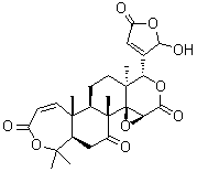 CAS # 125276-62-2, Kihadanin A, 21,23-Dihydro-21-hydroxy-23-oxo-obacunoic acid epsilon-lactone