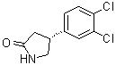 structure of CAS# 1252761-56-0, (4R)-4-(3,4-二氯苯基)-2-吡咯烷酮
