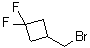 structure of CAS# 1252934-30-7, 3-(Bromomethyl)-1,1-difluorocyclobutane