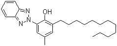 structure of CAS# 125304-04-3, 2-(2H-苯并三唑-2-基)-6-十二烷基-4-甲酚