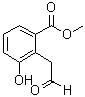 CAS 登录号：1253790-82-7, 3-羟基-2-(2-氧代乙基)苯甲酸甲酯