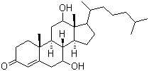 CAS 登录号：1254-03-1, 7,12-二羟基-4-胆甾烯-3-酮